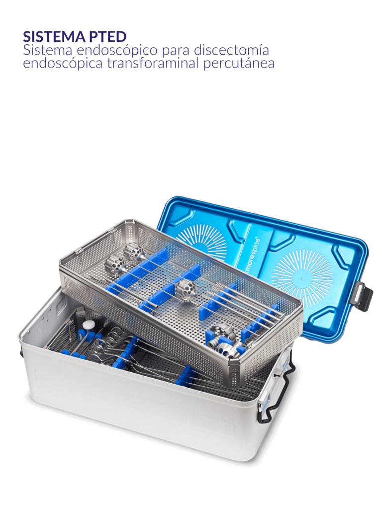 SISTEMA PTED Sistema endoscópico para discectomía endoscópica transforaminal percutánea